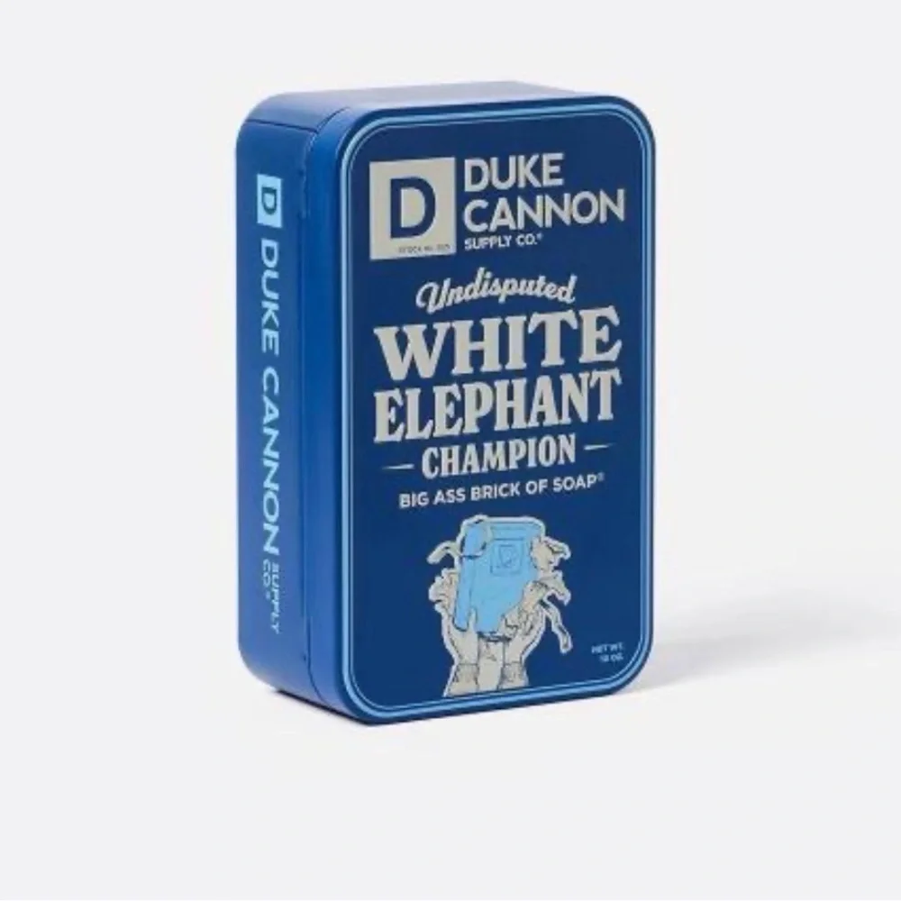 Duke Cannon White Elephant Soap Tin